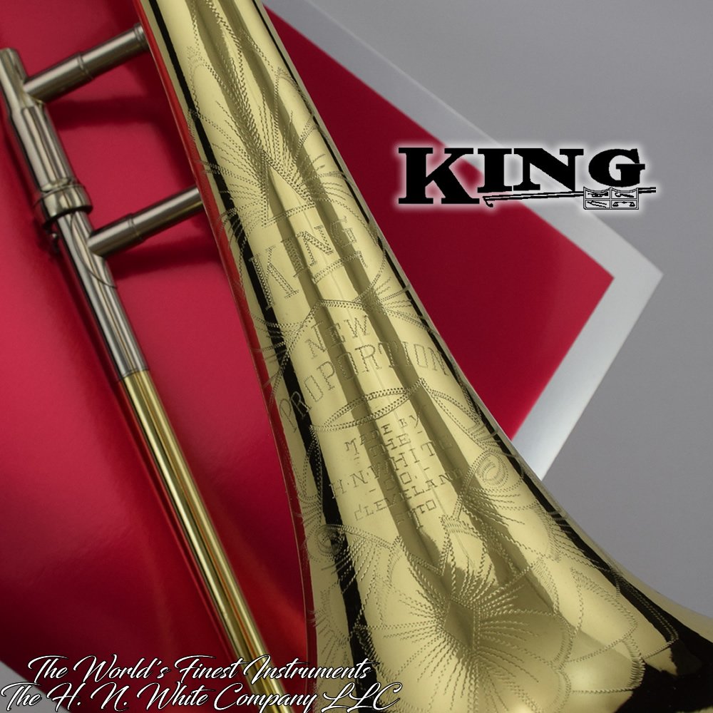 1938 Vintage King H. N. White New Proportion Artist Solo Trombone
