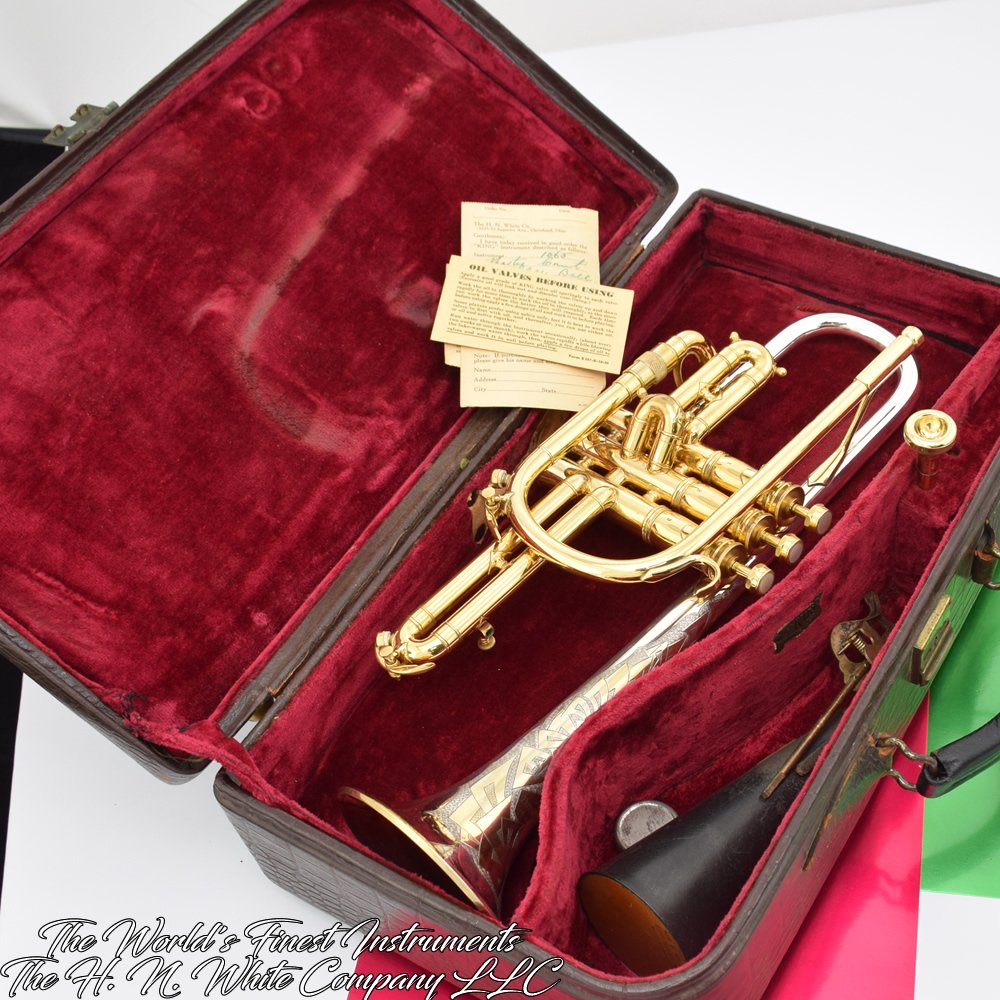 1938 Vintage King H. N. White Silver Tone Master Model